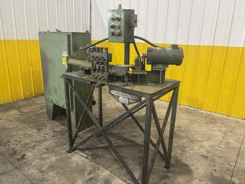 TURNER MACHINES MODEL #912.5 ROTARY ROLL STRAIGHTENER: YOBRO #23879