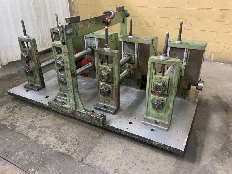 (4) Yoder M3 3" X 18" RAFTED Rollformer head: STOCK #81026