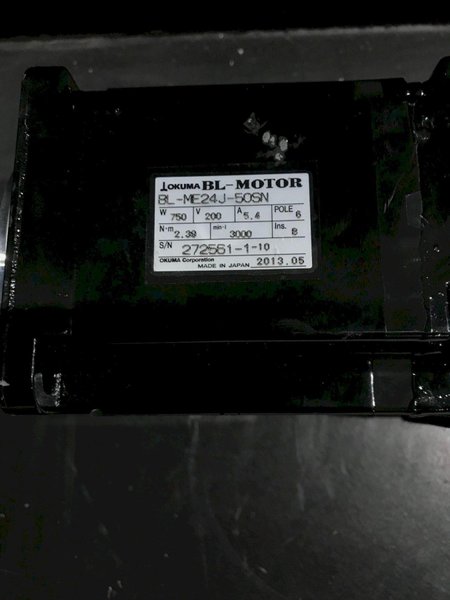 OKUMA BL-ME24J-50SN SERVO AND SPINDLE MOTORS USED