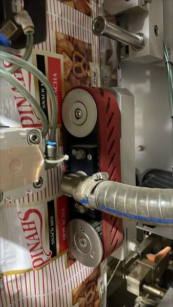 Rad Pak RM-32ACD Doypack Vertical Form Fill and Seal Bagger with Zipper System, 2005