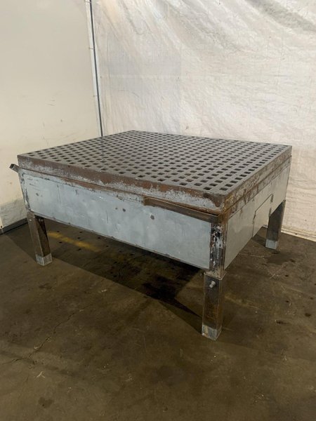 60&quot; X 60&quot; X 40&quot;H ACORN WELDING TABLE W/ STAND. STOCK # 1165223.