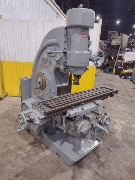 #3 KEARNEY &amp; TRECKER MILWAUKEE MODEL #3 VERTICAL MILLING MACHINE 64" x 13" x 10 HP: YOBRO #24458