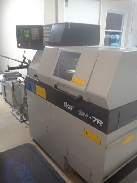 Star SW-7R CNC Swiss Lathe, 2001 – LNS Bar Loader, Fanuc Control