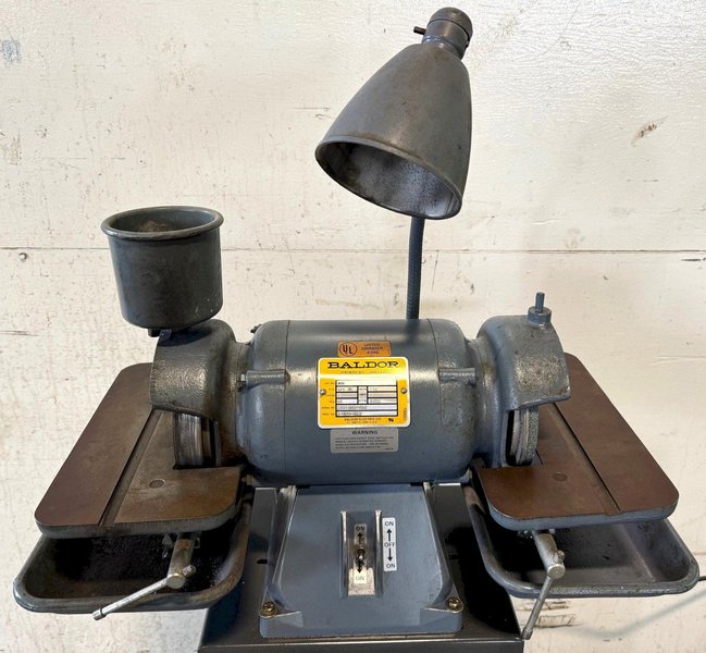6&quot; Baldor D.E. Carbide Grinder 500, Pedestal Base, 1/2 HP, 1 Phase