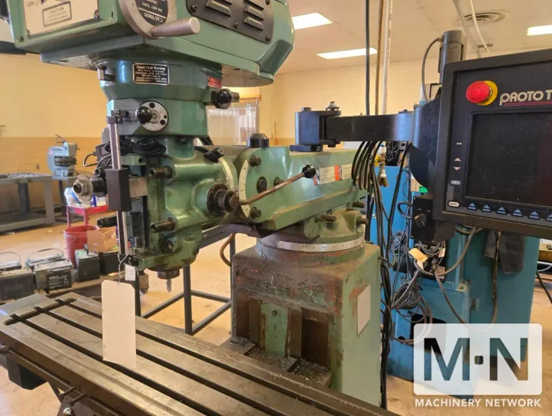 Trak K3 CNC Knee Mill w/ Prototrak SMX Dro/Controller, Powerfeed
