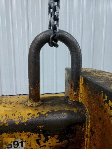 20,000 LB 10 TON x 36&#039; CADY COIL LIFTING C HOOK: STOCK #14592