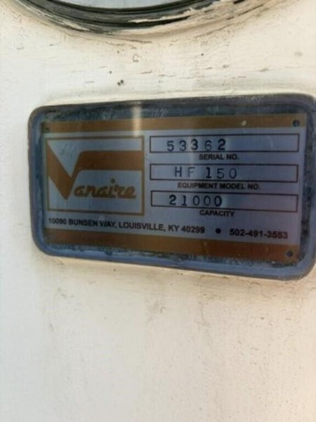 21,000 CFM CAPACITY VANAIRE MODEL #HF150 FUME COLLECTOR &amp; WET AIR SCRUBBER: YOBRO #25319