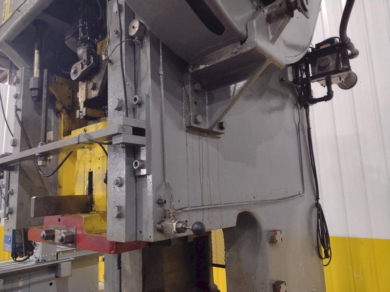 110 TON BLISS OBI MODEL #C-110 FW STAMPING PUNCH PRESS, 6" STROKE : YOBRO #25934