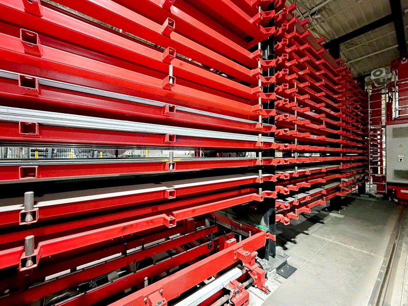 Kasto Uniline Sheet Metal In-Line Storage System