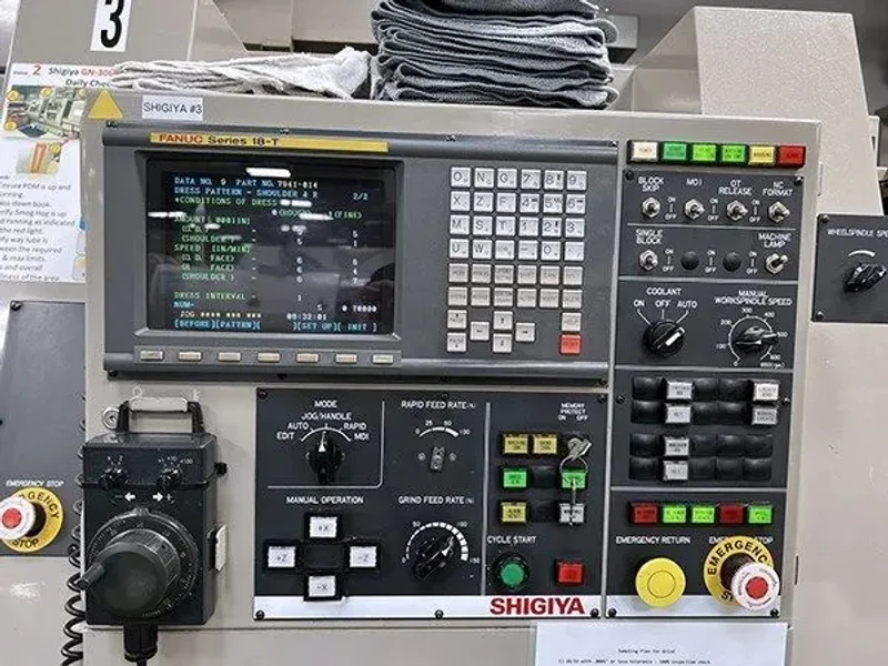 SHIGIYA GN30B-100S CYLINDRICAL GRINDER