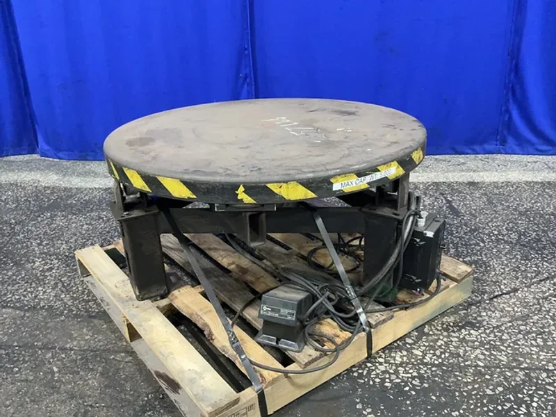 42" TABLE / 5000 LB PALLET DECOILER  -  F713-20-B5-J