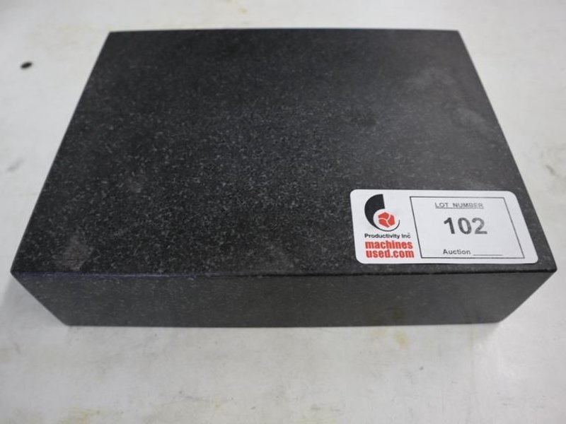 Black Granite Surface Plate 12" x 9.25" x 3"- Auction Item