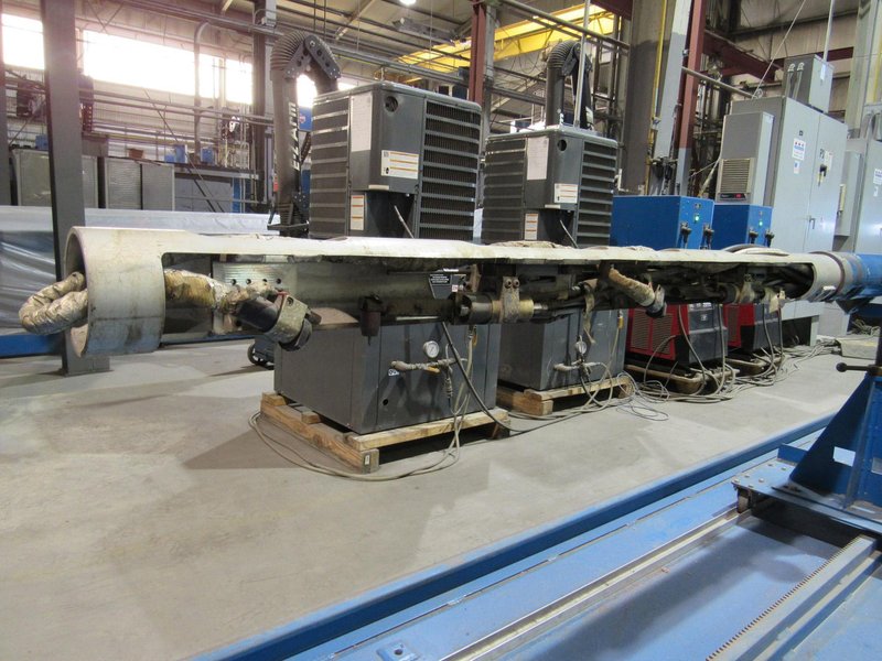 USED, 42&#039; TRIPULSE DUAL HOT WIRE GTAW PIPE CLADDING SYSTEM
