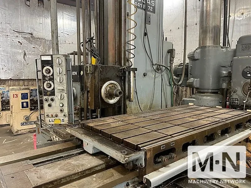 Lucas 441-72 Table Type Horizontal boring Mill
