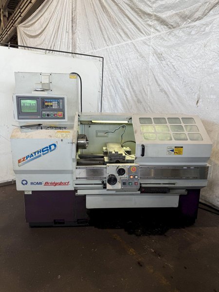 20&quot; X 40&quot; BRIDGEPORT ROMI EZ-PATH SD CNC LATHE. STOCK # 0550625