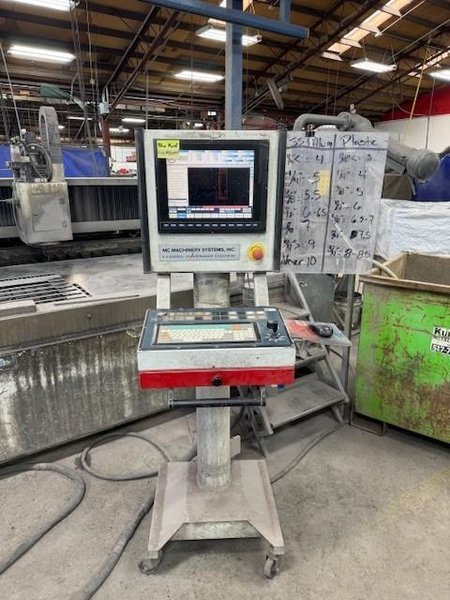 6″ x 12″ Mitsubishi MW-X4-612 Waterjet, 2014 – Streamline Pro-60, Taper Compensating Head, Mitsubishi M730 CNC Controller, Fully Functional, Loaded