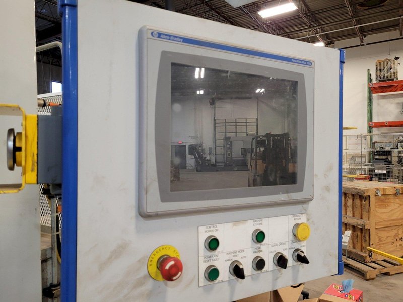 Nagel ECO 40-2 CNC Twin Spindle Vertical Honing Machine, 3 - 40mm Bore Size, 400mm Stroke, Allen Bradley Panel View Plus 1500 Control, New 2012
