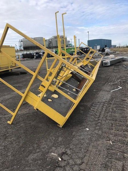 100/44 TON X 82' ACE CLASS E AC MILL DUTY BRIDGE CRANE: STOCK# 4116