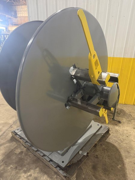 4,000 LBS x 12" x 60" LITTELL MODEL #40-12 DOUBLE END AUTO CENTERING UNCOILER COIL REEL: YOBRO #24308