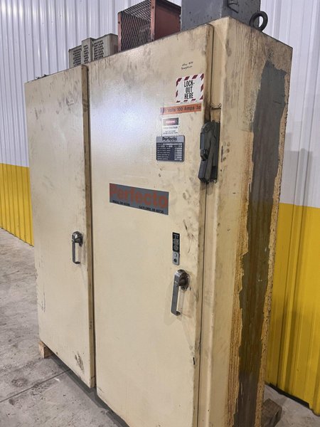 15,000 LB X 36&quot; X 1/4&quot; PERFECTO COIL REEL, CAR &amp; STRAIGHTENER: STOCK #18400