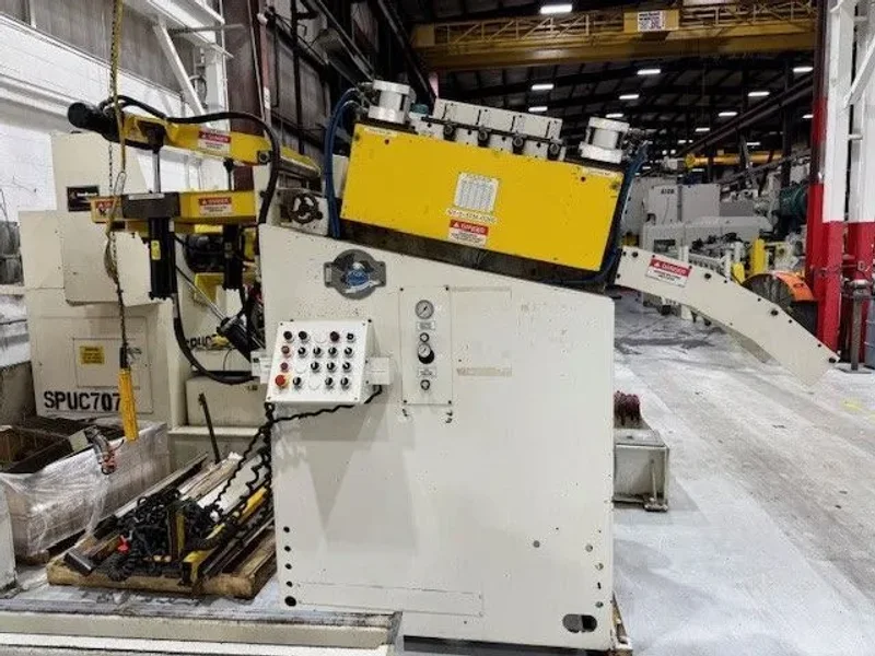 Coe Press Coil Reel And Straightener Combination 15,000 Lbs. x 18&quot; Wide