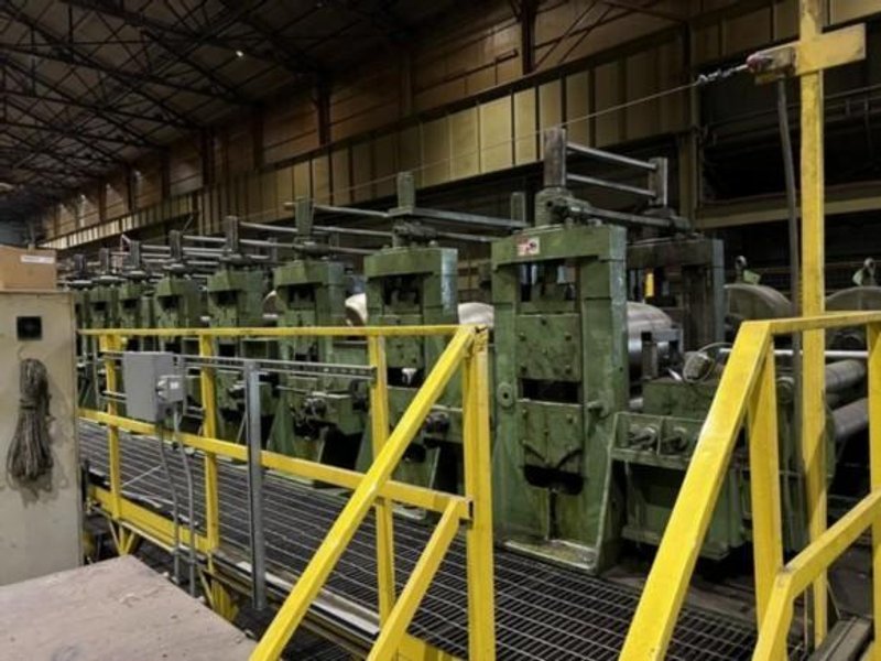 8&quot; x .354&quot; McKay Stainless Tube Mill Line with Oto Mills Turks Heads