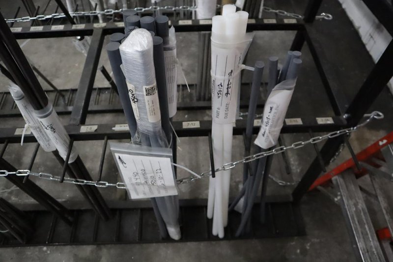 Vertical Material Storage Rack with CONTENTS- Auction Item