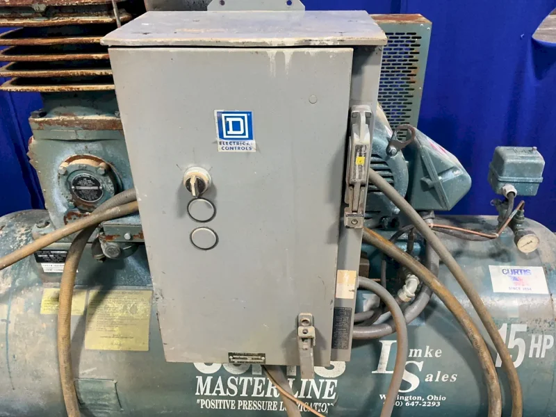 CURTIS 15 HP AIR COMPRESSOR  -  CV89D123S3N