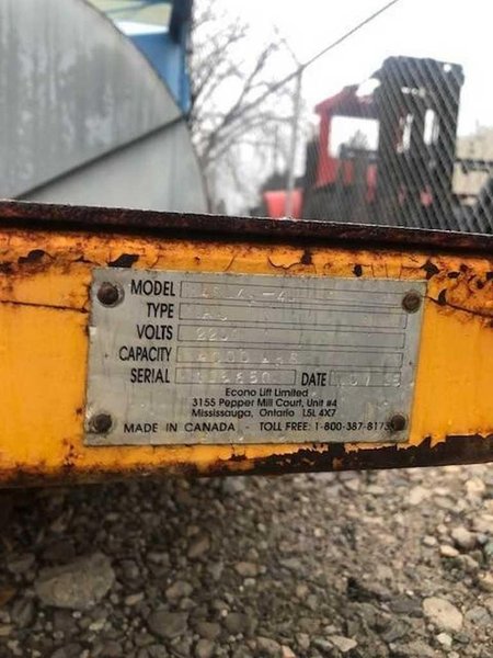 Lift Table, 4,000#, Econo Lift