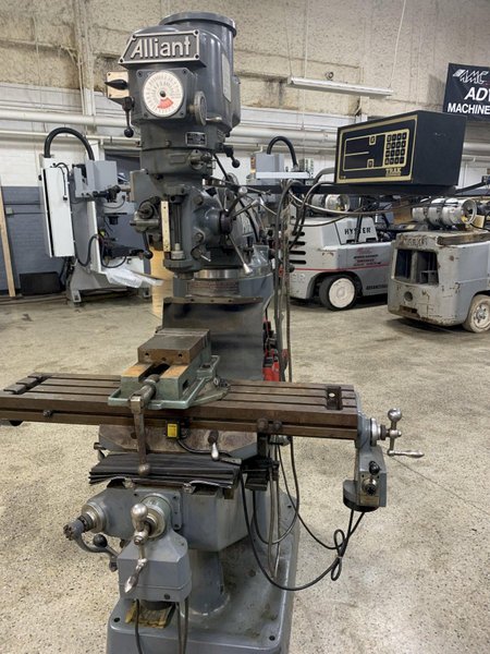 Alliant Variable Speed Vertical Milling Machine