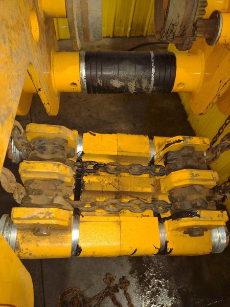 10 TON HARRINGTON MODEL #SHB100 CHAIN HOIST &amp; TROLLY: YOBRO #25079