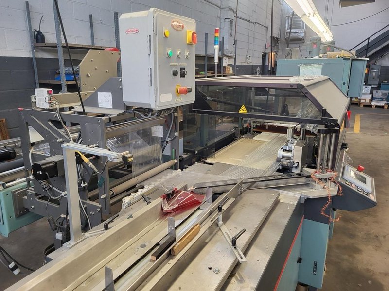 Shanklin OMNI-SLRS Shrink Wrapper with extended Lugged Infeed and T-72H Double Chamber Heat Tunnel, 2007 – Need Gone ASAP