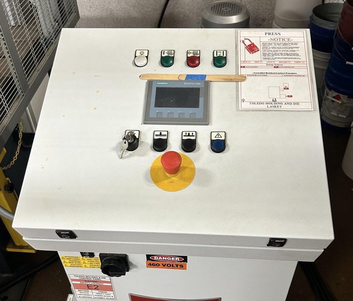150 TON DAKE MODEL #PSQ 150A HYDRAULIC 4-POST PRESS, 2018: STOCK #21942