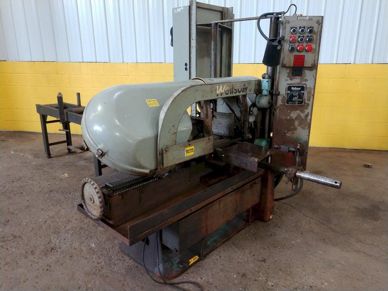 12" X 14" WELLSAW MODEL #1270 HORIZONTAL AUTOMATIC FEED DUAL POST BAND SAW: STOCK 12712
