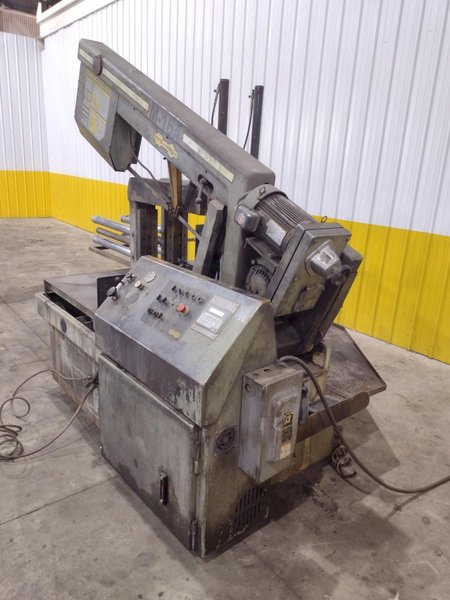16" x 16" HYD-MECH MODEL #M-16A AUTOMATIC HORIZONTAL BANDSAW WITH POWER MITRE SWIVEL: STOCK #23419