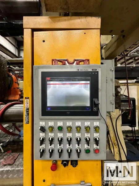 3150 TON 420 OZ HUSKY MODEL QTI3150RS155/155 QUADLOCK INJECTION MOLDING MACHINE MFG 2007