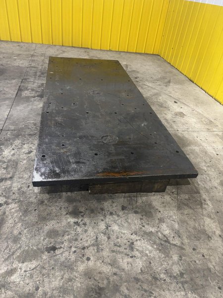 48&quot; X 120&quot; X 2&quot; THICK STEEL FLOOR / BOLSTER PLATE: STOCK #22744