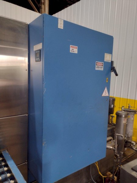 EXTRUDE HONE / SURFTRAN MODEL #STR-1 HIGH PRESSURE WASHER &amp; DEBURRING SYSTEM W/ STORCH DEMAGNETIZER MACHINE: STOCK #19369