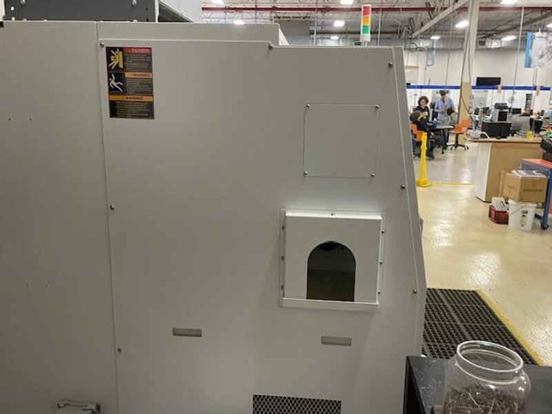 Feeler FTC-200L CNC Lathe, 2017 – Fanuc, Tailstock, 12 Station Turret, Parts Catcher, Chip Conveyor