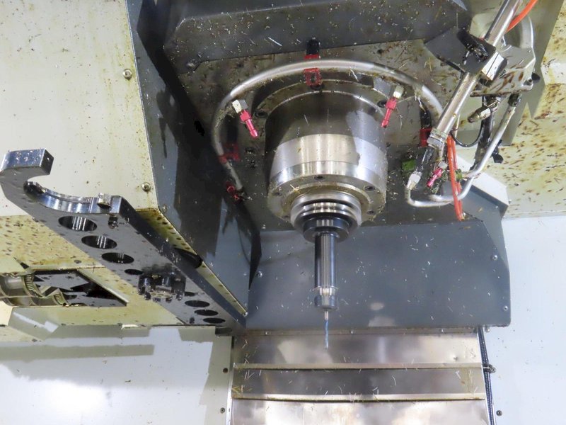 Haas VF-5/50XT CNC Vertical Machining Center, Haas NextGen Control, Haas HRT-160, 4th Axis Drive, Probing, 1000 PSI TSC