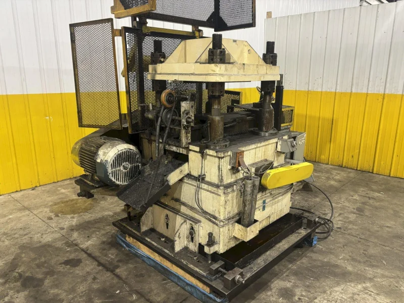 4-POST CUTOFF PRESS AND SERVO DIE ACCELERATOR. STOCK # 0991225