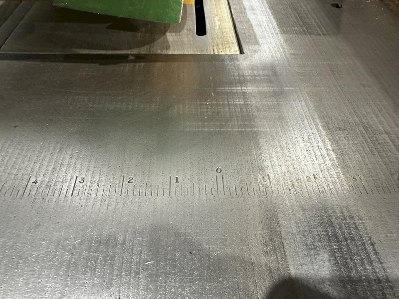 NORTHFIELD #4 POWERED TABLE SAW WITH MOTORIZED FEED ROLLS: STOCK #23080