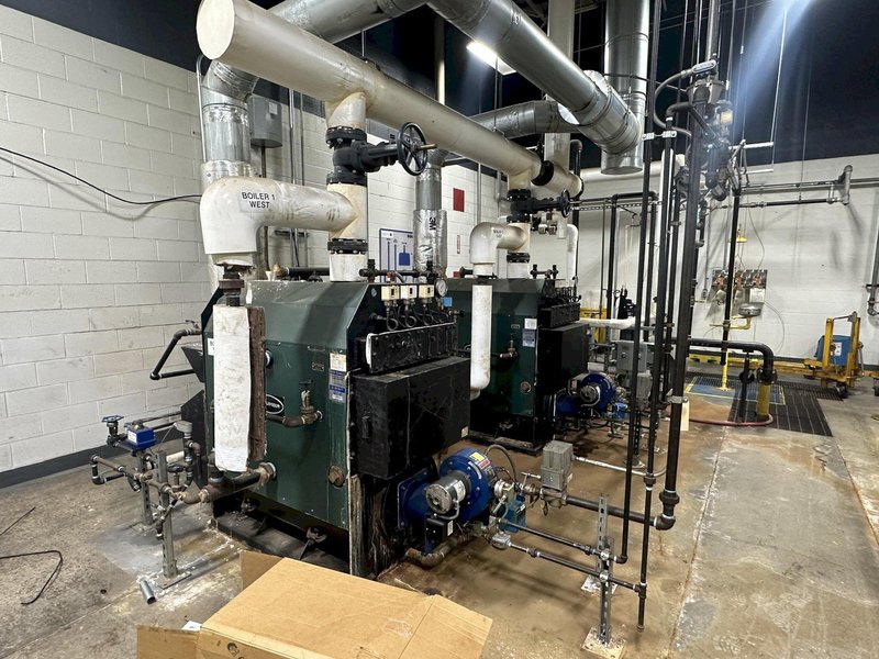40 HP COLUMBIA MODEL MPH-40 GAS FIRED BOILER: STOCK #22542