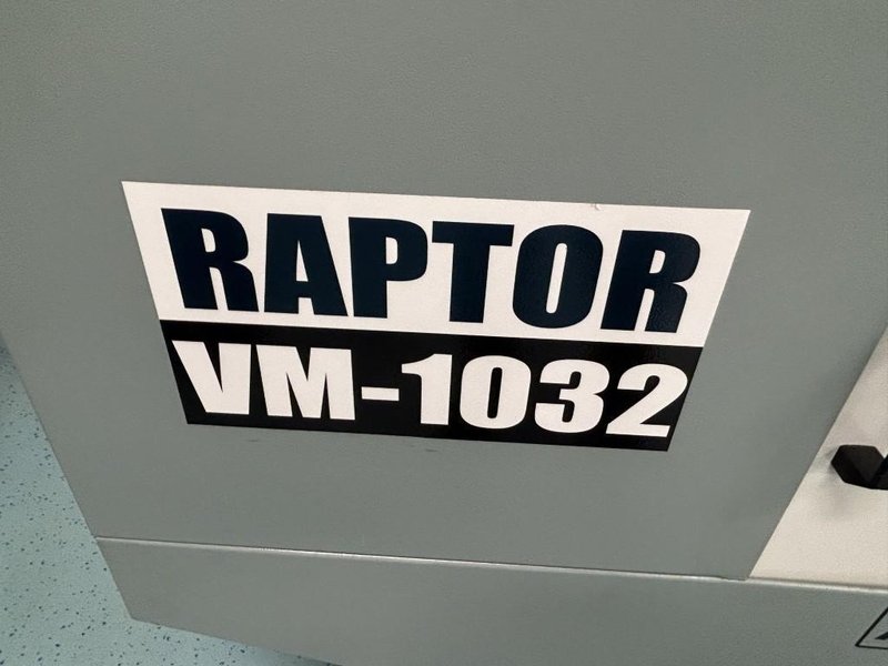 Automate CNC Raptor VM-1032 CNC Vertical Machining Center with Siemens 808D, Rotary Table, 4th Axis Drive, 12-Station ATC, 6000 RPM,- Auction Item