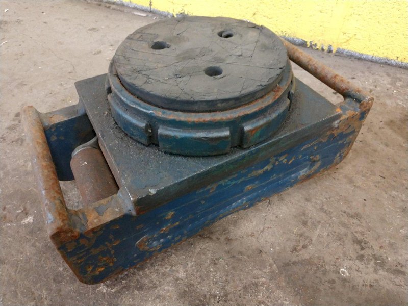 (2) 10 TON HILMAN ROLLERS MODEL #N10-SLP MACHINERY MOVING SKATES: STOCK 12993