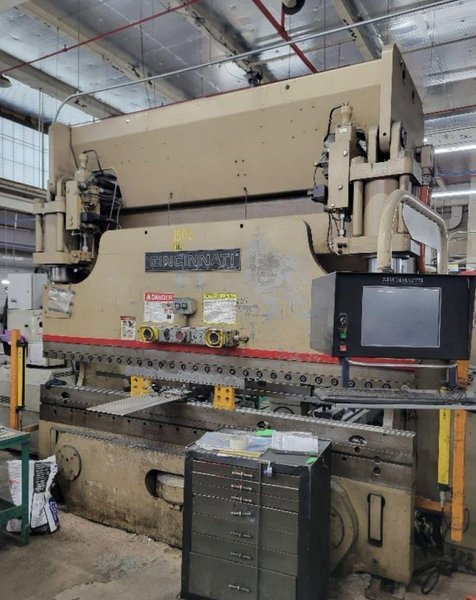 175 Ton x 8′ Cincinnati Autoform CNC Hydraulic Press Bake, 1989