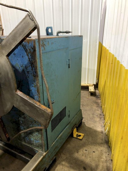 10,000 LB X 40&quot; AMERICAN STEEL LINE MOTORIZED COIL REEL UNCOILER STOCK #3185