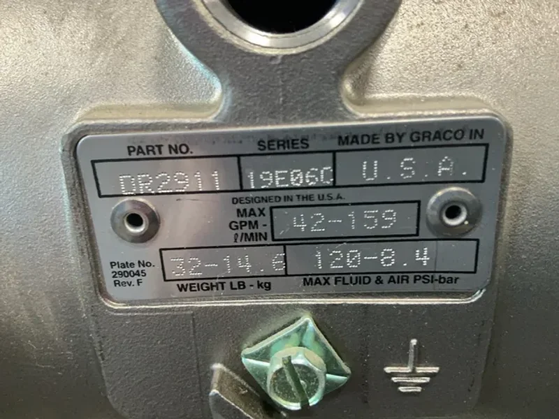 GRACO 120-8 . 4 DIAPHRAGM PUMP   -  DR2911