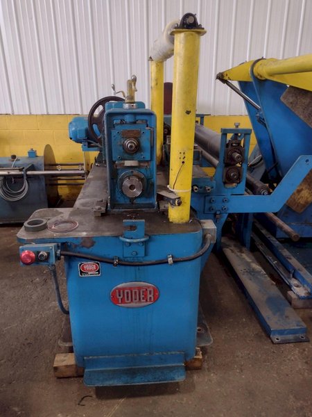 36" X 4" X 12,000 LBS YODER / STAMCO MOTORIZED SLITTING LINE STOCK #3731