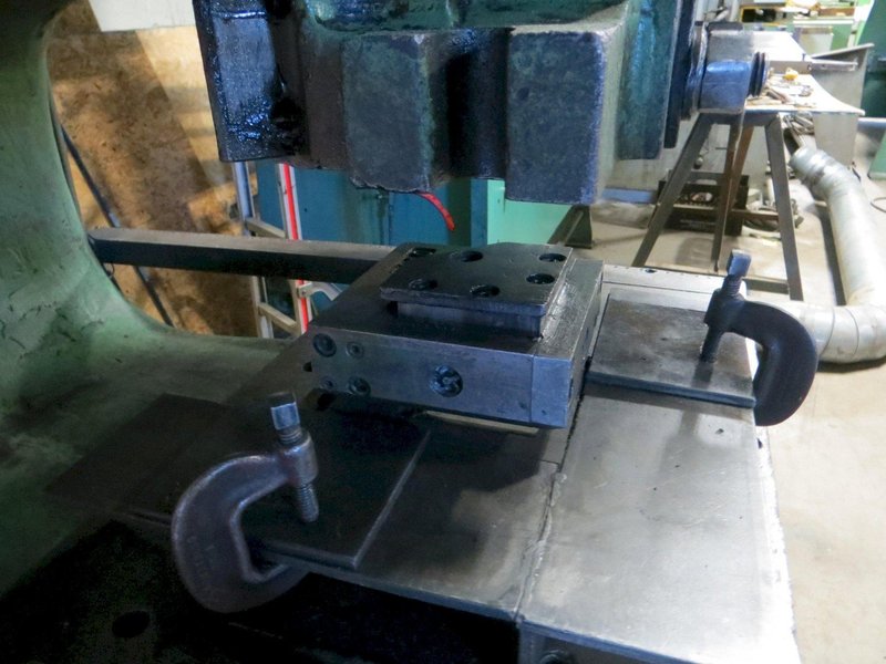 40 Ton Used Rousselle Gap Frame Mechanical Clutch Press Model 4G